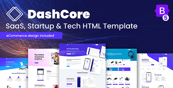 DashCore - SaaS & Software Bootstrap 5 HTML Template