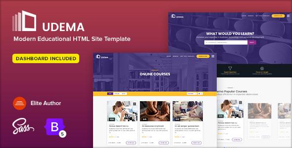 Udema - Educational Site Template