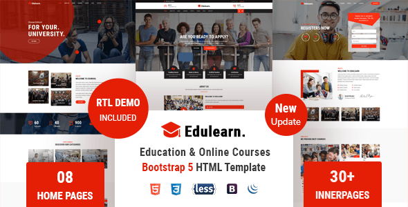 Edulearn - Education HTML Template