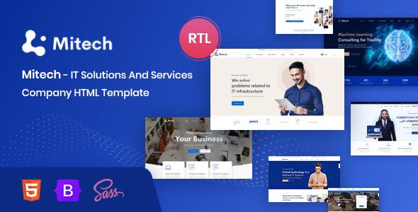 Mitech -  IT Solutions And Services Company HTML Template