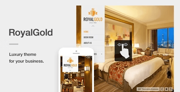 RoyalGold - A Luxury & Responsive Hotel or Resort Theme For WordPress