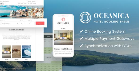 WordPress Hotel Booking Theme - Oceanica