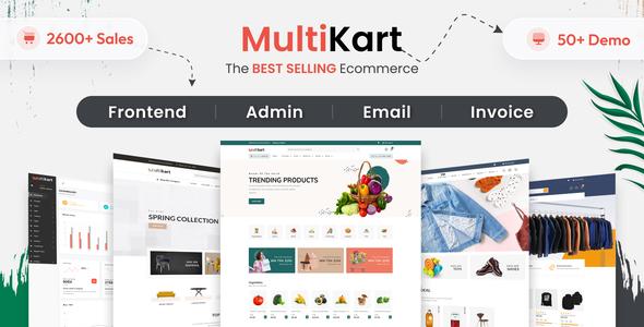 Multikart - eCommerce HTML + Admin + Email  + Invoice Template