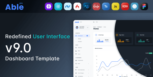 Able Pro Material Dashboard Template