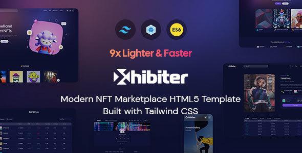Xhibiter | NFT Marketplace HTML Template