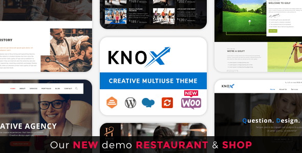 Knox | Multi-Business Modern WordPress Theme