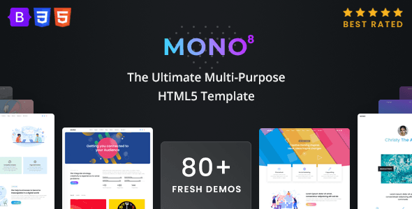 Mono - Multi-Purpose HTML5 Template
