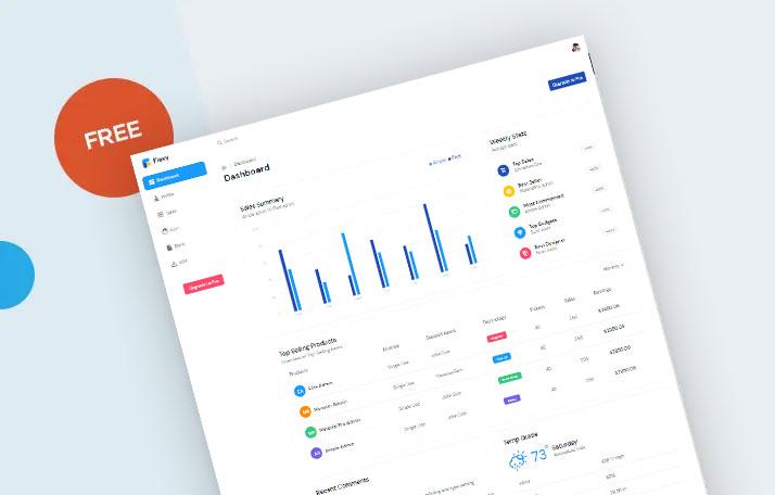 Flexy Free Bootstrap Dashboard Template