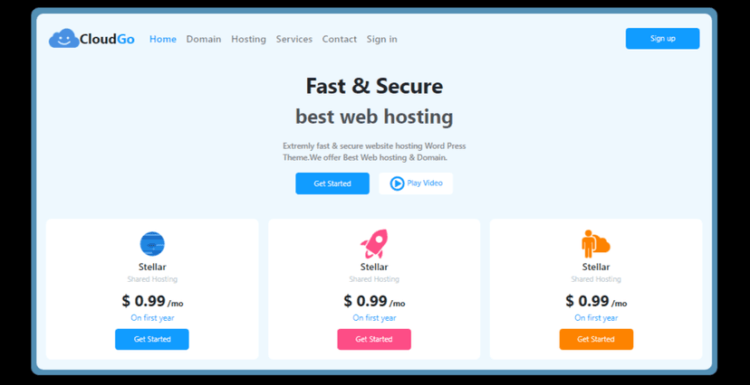 Bootstrap 3 Header with slidding images and animation text Example
