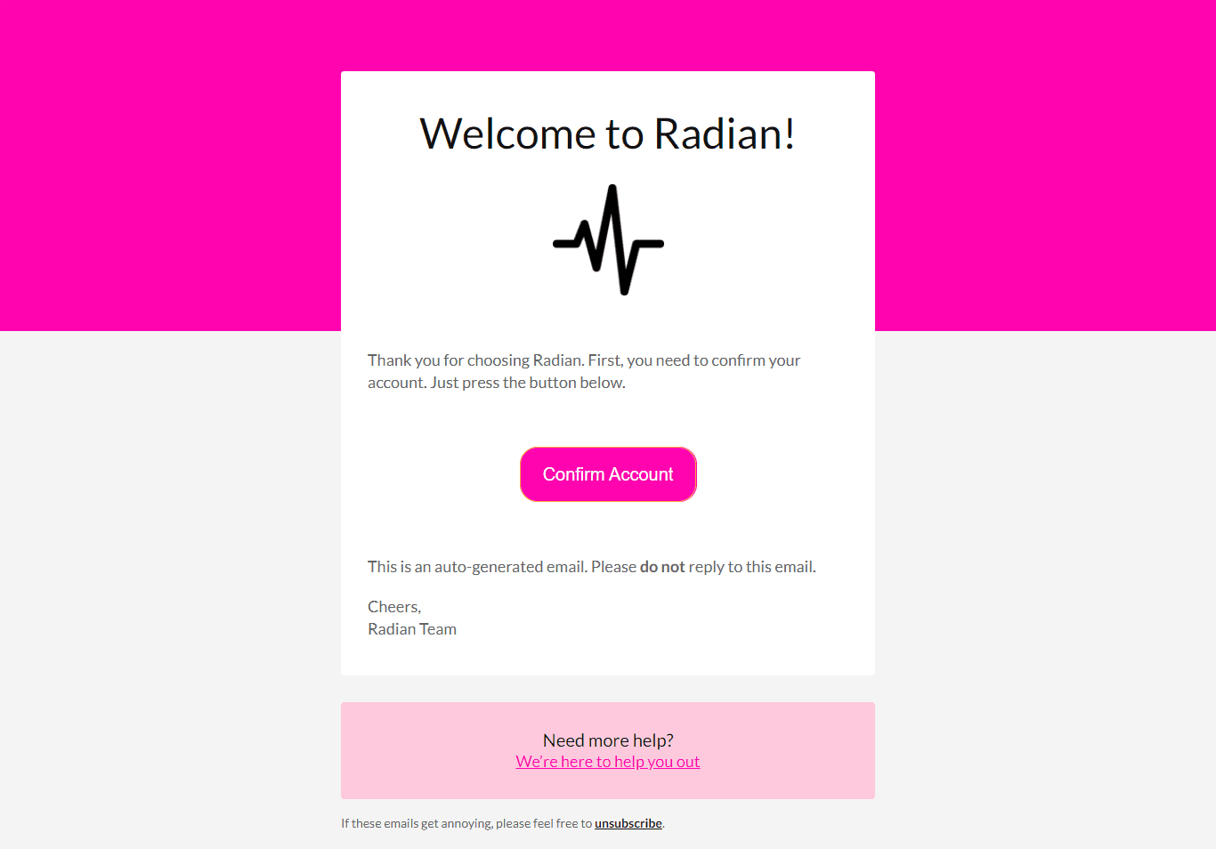 Bootstrap 4 Confirm account email template Example Bootstrap 4 Confirm account email template Example